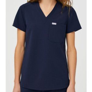 NWT Figs Night Sky Women's Catarina One- Pocket Scrub Top - M
